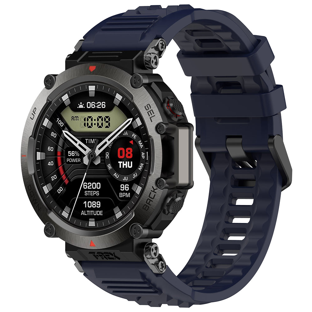 Techsuit W067 rem för Amazfit T-Rex Ultra, Marinblå