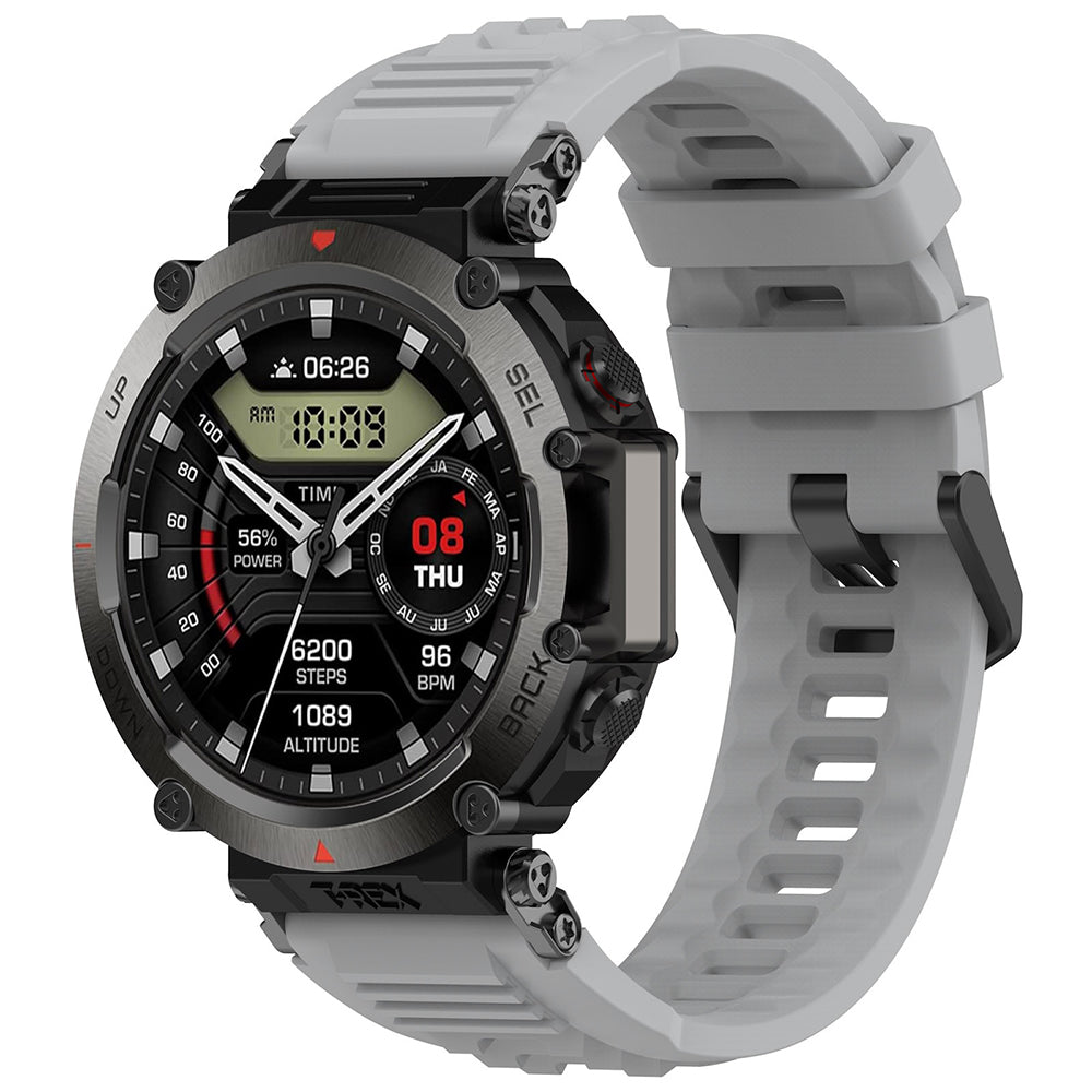 Techsuit W067 rem för Amazfit T-Rex Ultra, Grå
