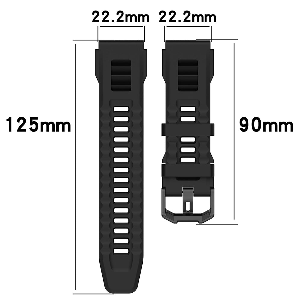 Techsuit W067 rem för Amazfit T-Rex Ultra, Grå