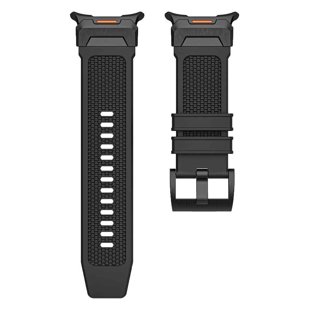Techsuit W068 Strap for Samsung Galaxy Watch Ultra, Black Silver