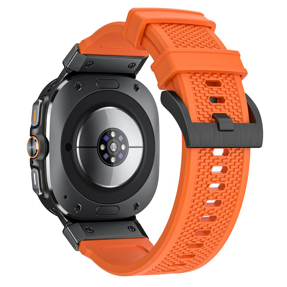 Techsuit W068 Strap for Samsung Galaxy Watch Ultra, Black Orange