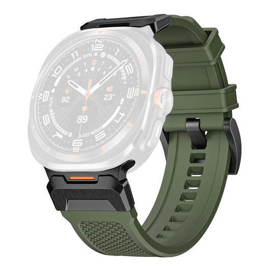 Techsuit W068 Strap for Samsung Galaxy Watch Ultra, Black Green