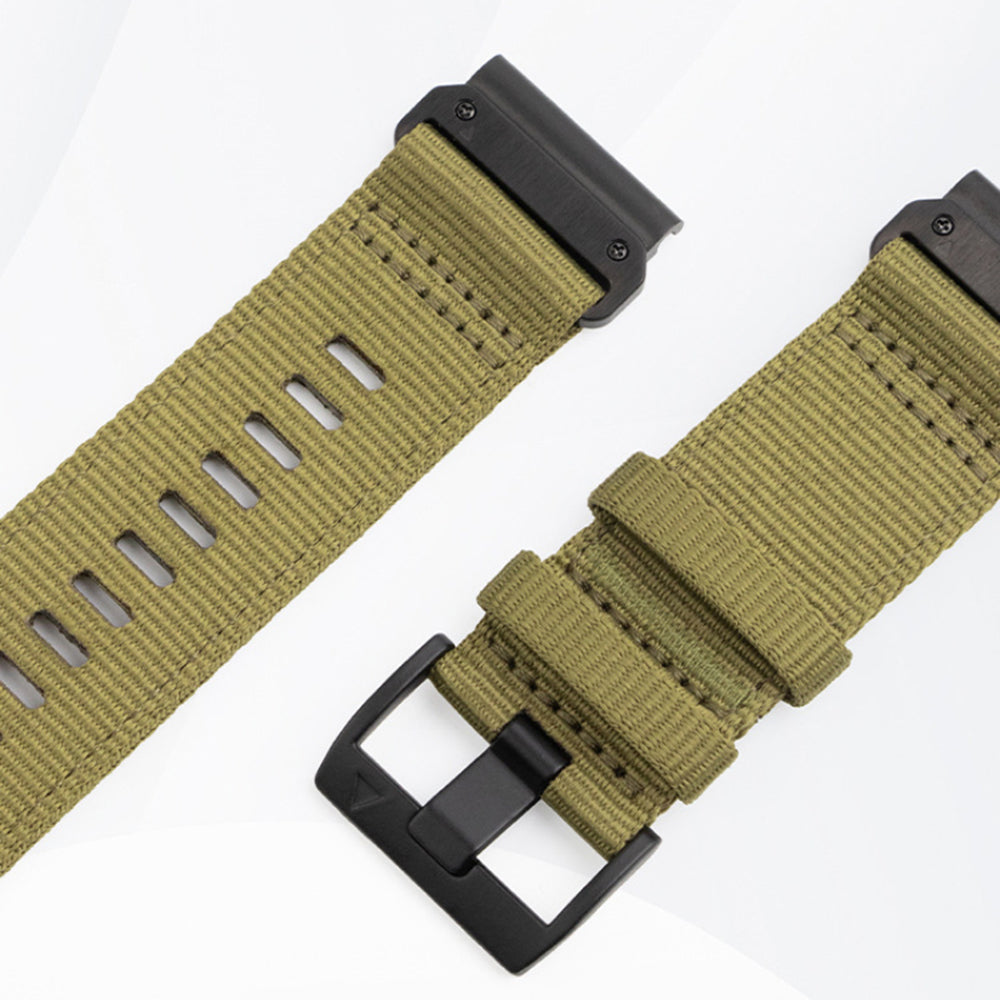 Techsuit W070 rem för Garmin Instinct / Approach / Fenix Watch Series, 20mm, Grön