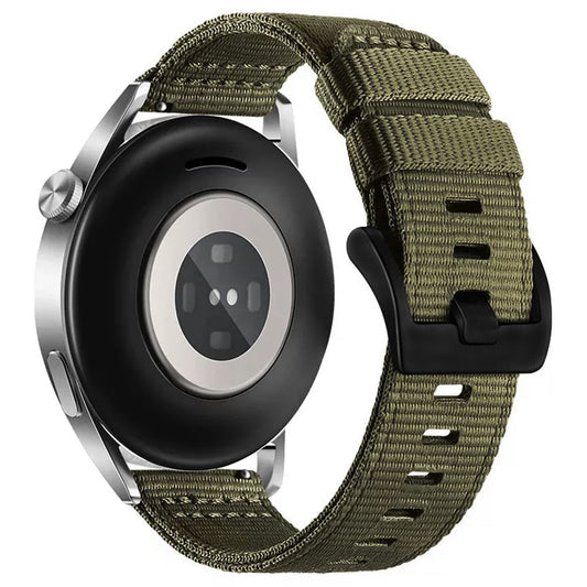 Techsuit W070 rem för Samsung Galaxy Watch / Huawei Watch Series, 22mm, Mörkgrön