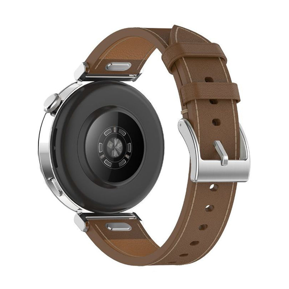 Techsuit W073 rem för Huawei Watch / Garmin Watch Series, 18mm, Brun