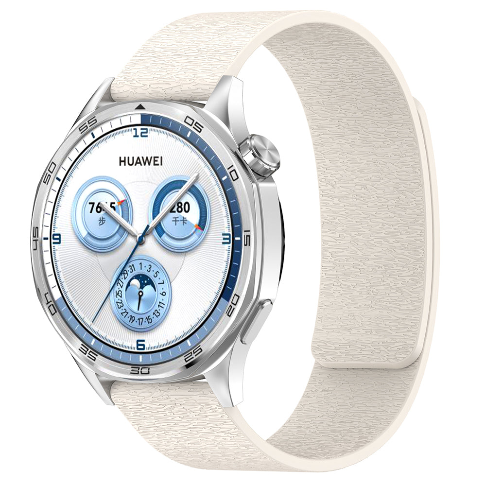 Techsuit W074 rem för Samsung Galaxy Watch / Huawei Watch Series, 22mm, Beige