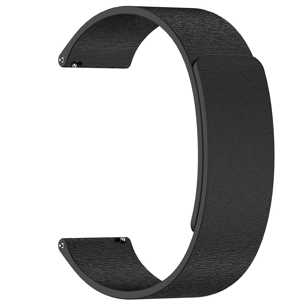 Techsuit W074 rem för Samsung Galaxy Watch / Huawei Watch Series, 22mm, Svart