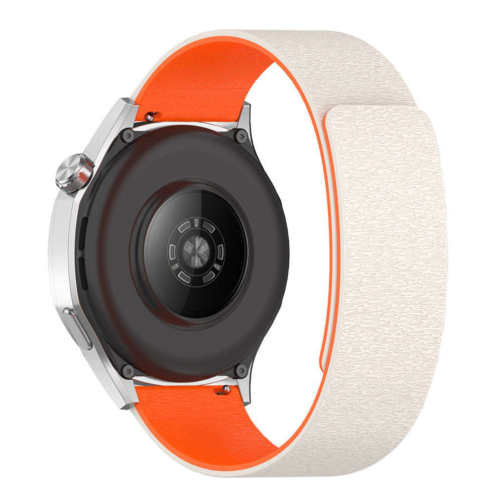 Techsuit W074 rem för Samsung Galaxy Watch / Huawei Watch Series, 22mm, Svart