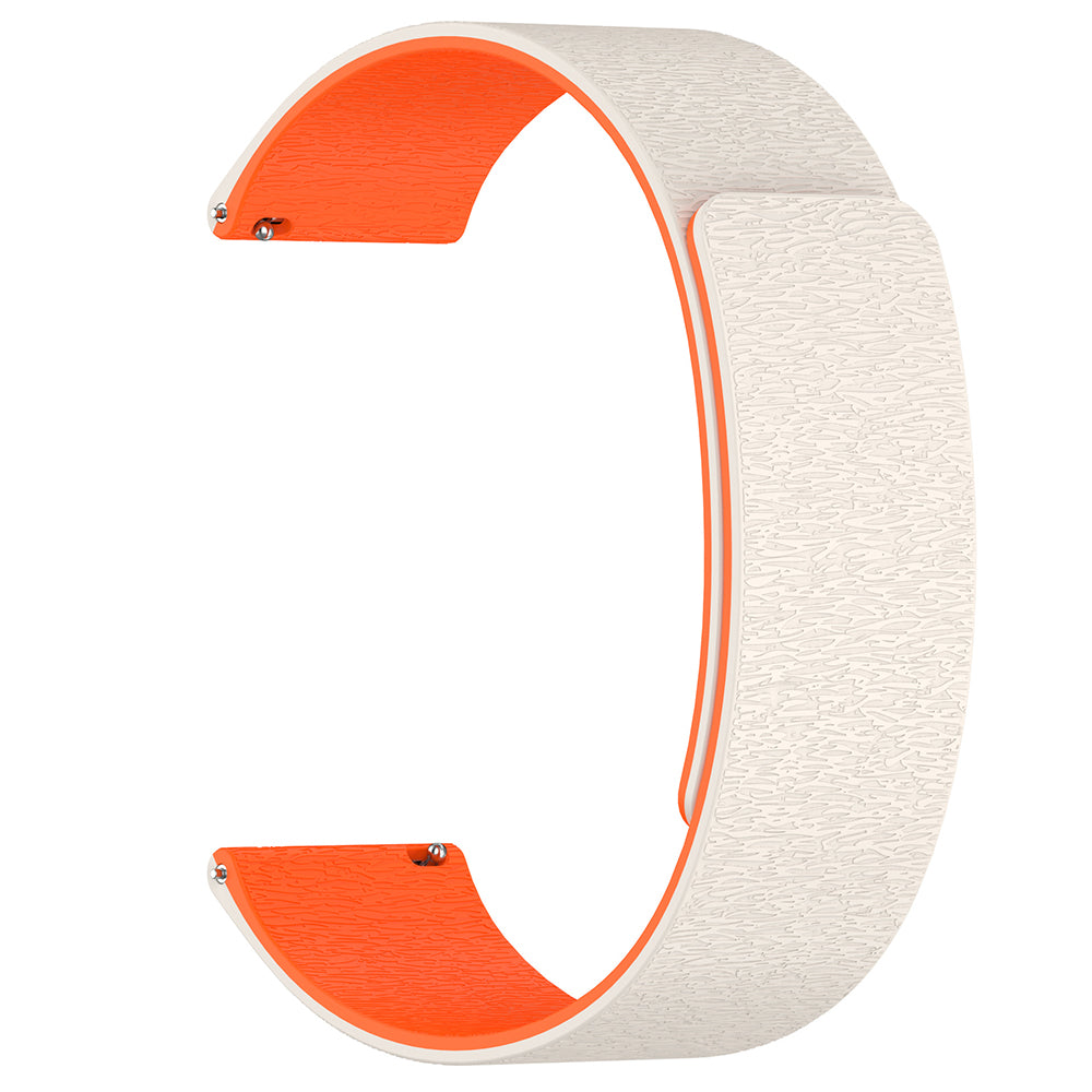 Techsuit W074 rem för Samsung Galaxy Watch Series, 20mm, Beige Orange