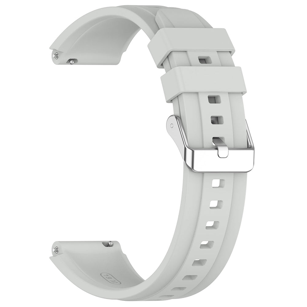 Techsuit W075 rem för Huawei Watch / Garmin Watch Series, 18mm, Grå