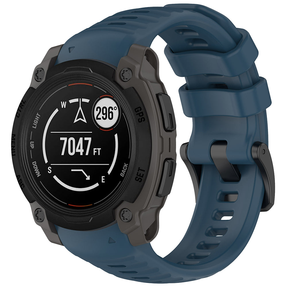 Techsuit W076 rem för Garmin Instinct E 40mm, Marinblå