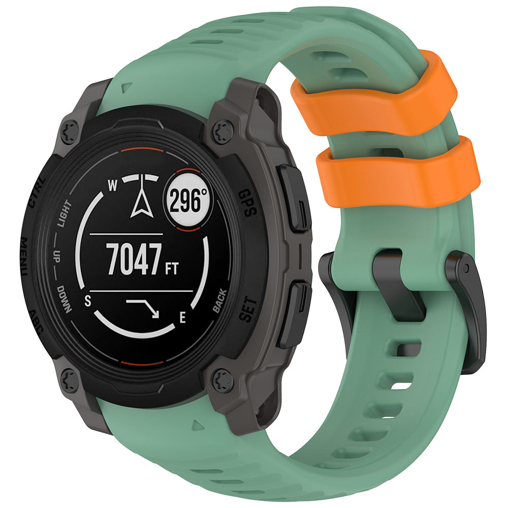 Techsuit W076 rem för Garmin Instinct E 40mm, Ljusgrön