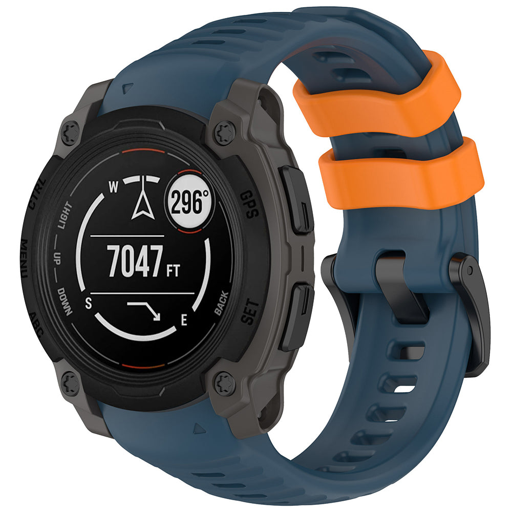 Techsuit W076 rem för Garmin Instinct E 45mm, Blå