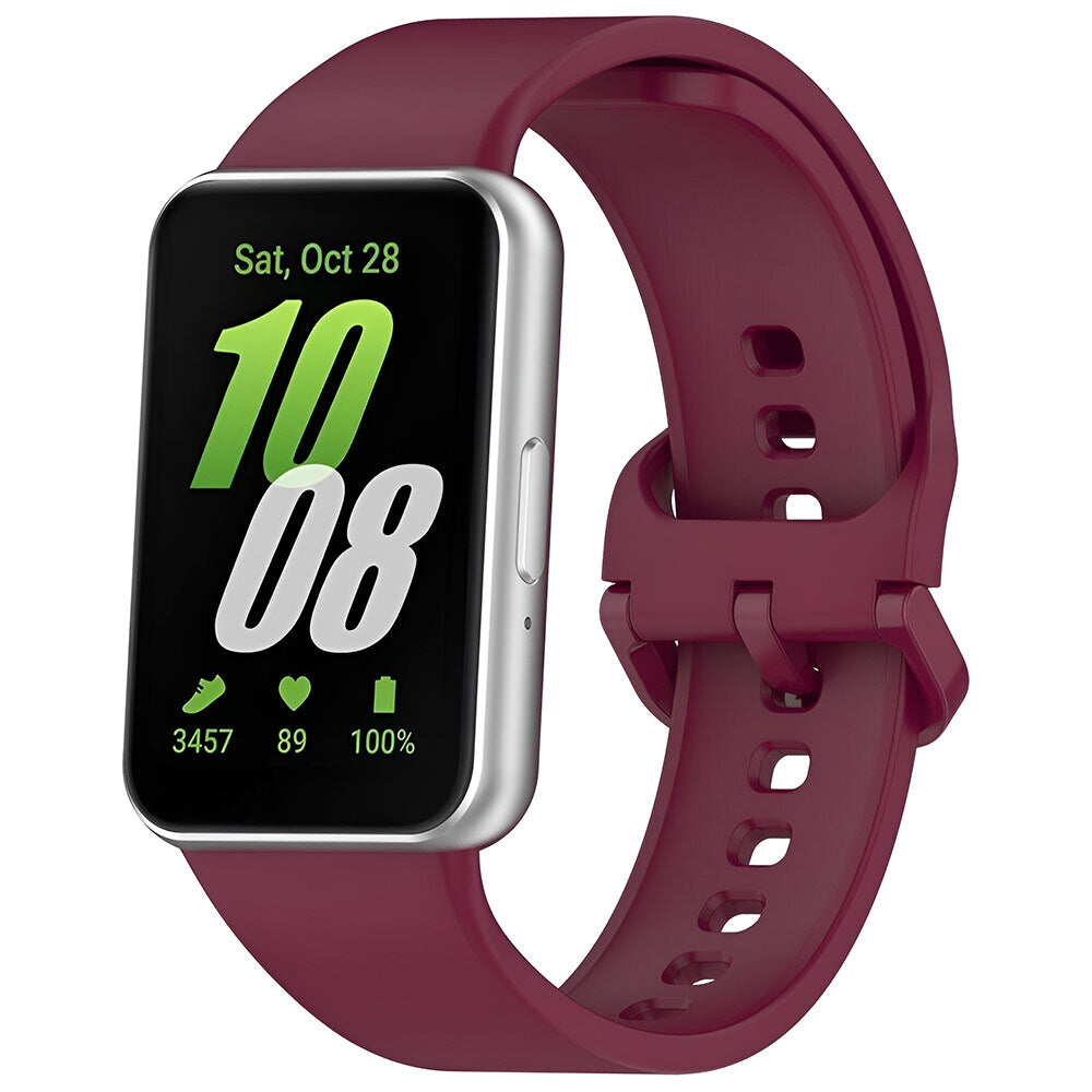 Techsuit W086 rem för Samsung Galaxy Fit3 R39M, Vinröd