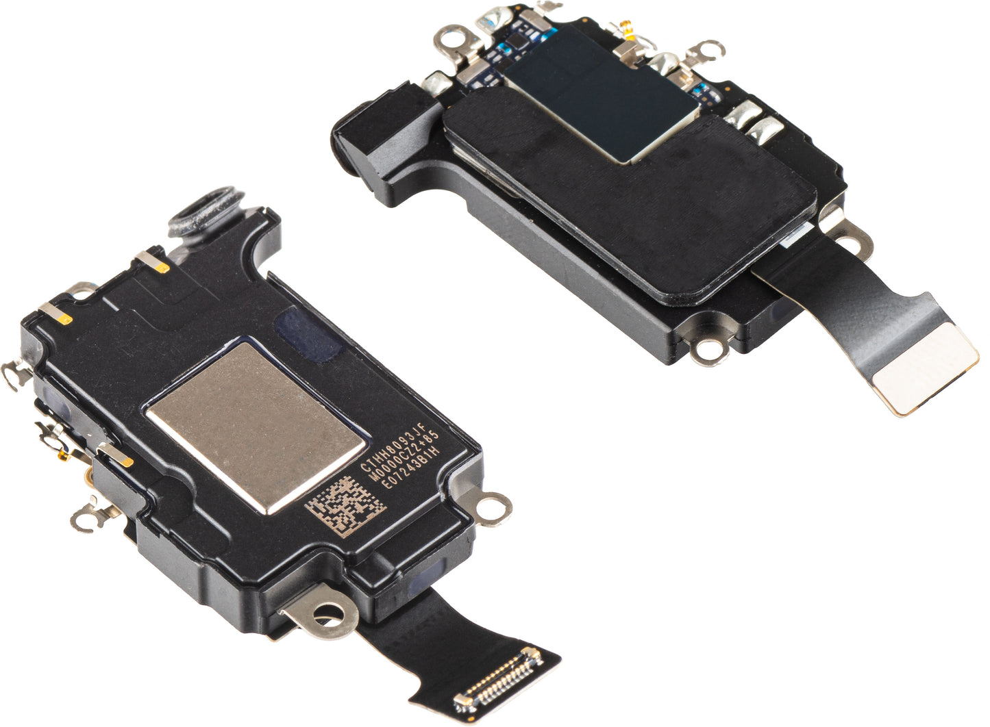 Apple iPhone 16 Pro högtalare, med tejp