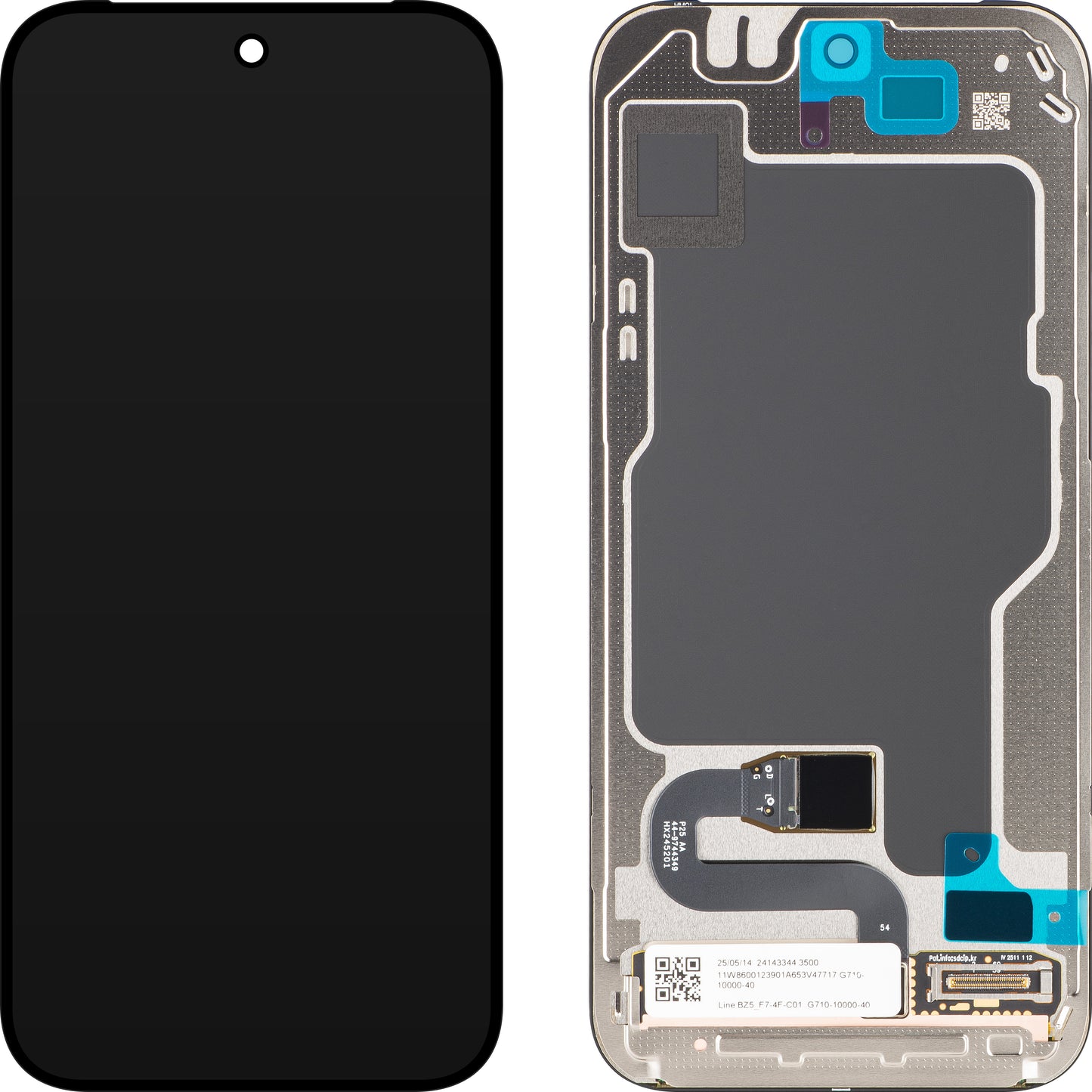 Display med Touchscreen Google Pixel 10 Pro, Service Pack G949-01418-00