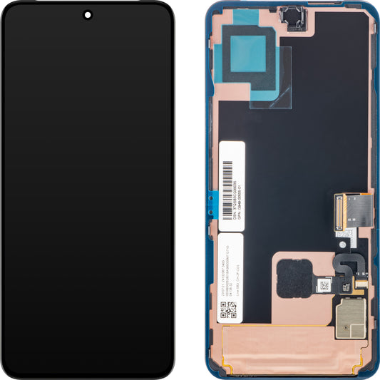 Google Pixel 8 Pekskärm, med ram, Svart (Obsidian), Service Pack G949-00555-01