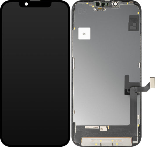 Display med Touchscreen GX för Apple iPhone 14 Plus, med Ram, OLED IC Movable Version, Svart