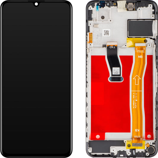 Display med pekskärm Huawei nova Y70, med ram, Midnight Black, Service Pack 02354WHN