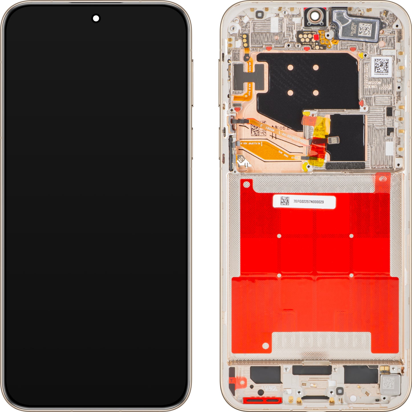 Display med Touchscreen Huawei Pura 80 Ultra, med Ram, Guld (Prestige Gold), Service Pack 02357EFG