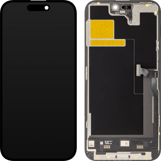 JK Touchscreen Display för Apple iPhone 14 Pro Max, med ram, In-Cell IC Flyttbar LCD-version, svart
