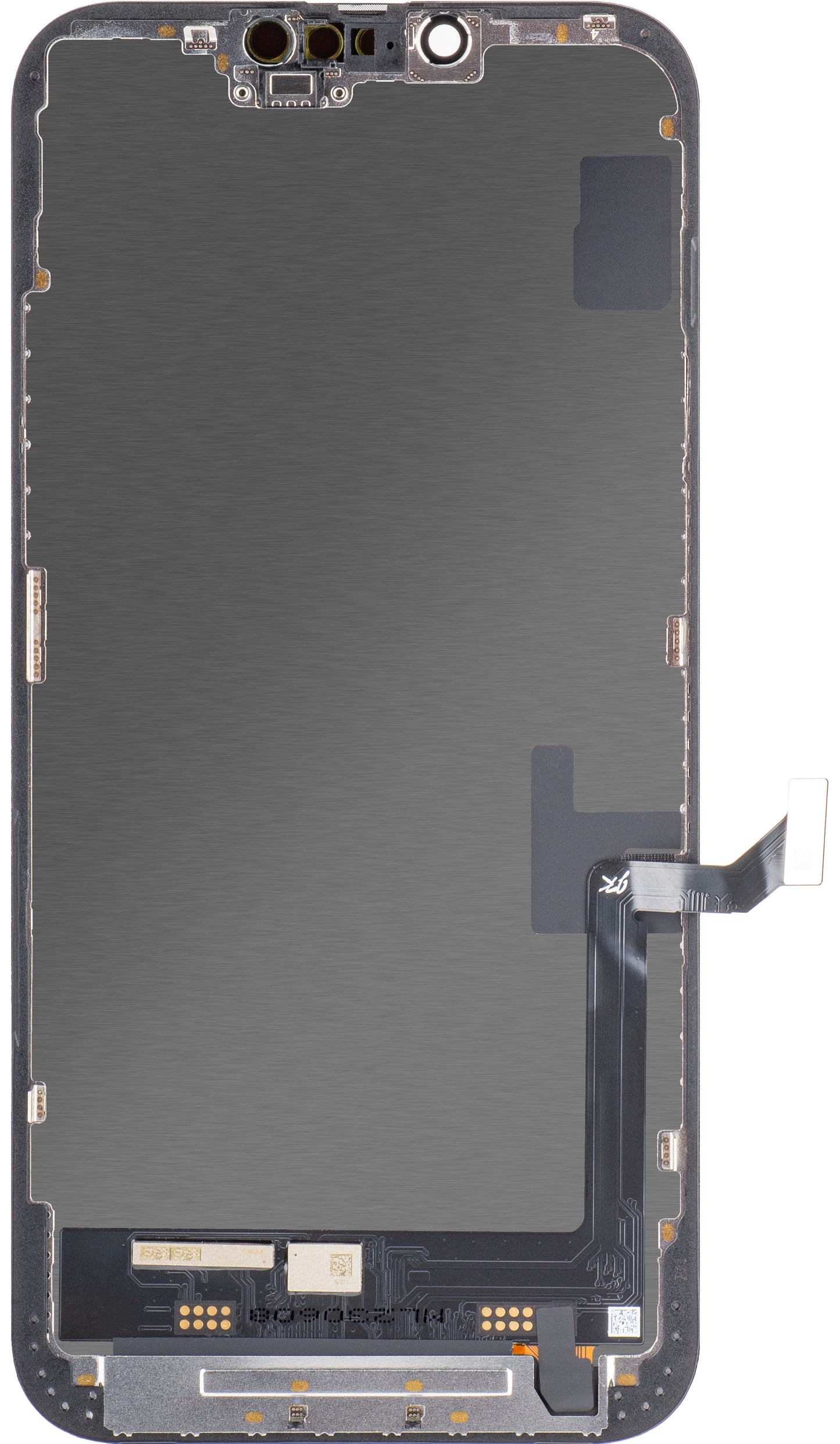 Pekskärmsdisplay JK för Apple iPhone 14 Plus, med ram, In-Cell LCD-version, svart