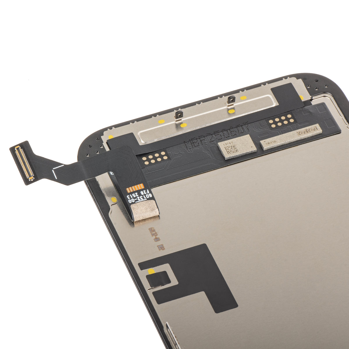 JK Touchscreen-display för Apple iPhone 17e / 16e, med ram, LCD In-Cell IC flyttbar version, svart