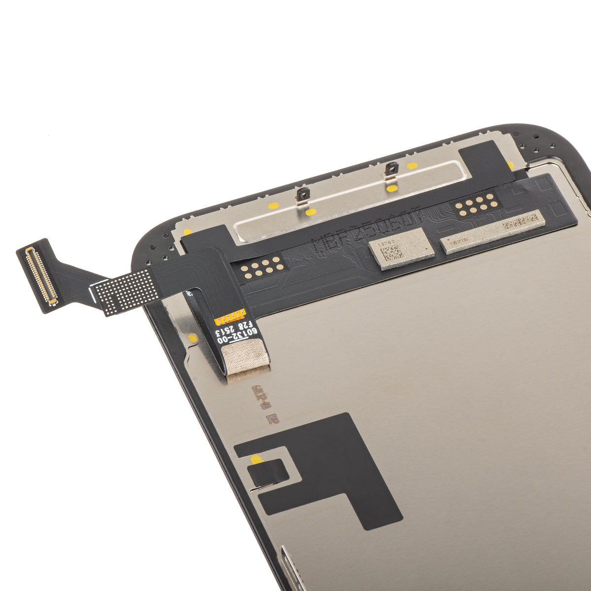 JK Touchscreen-display för Apple iPhone 17e / 16e, med ram, LCD In-Cell IC flyttbar version, svart