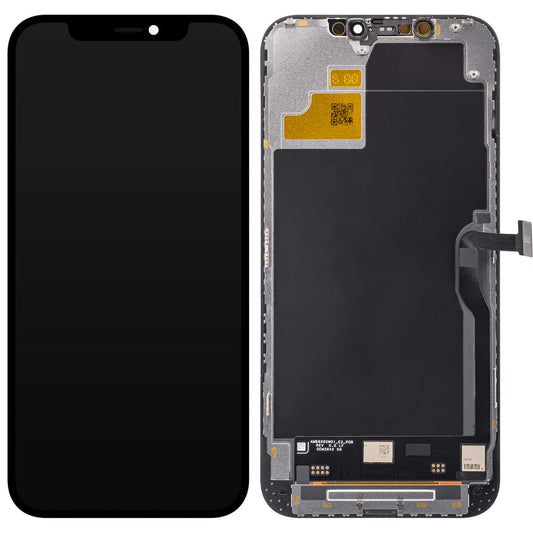 JK Touchscreen Display för Apple iPhone 12 Pro Max, med ram, In-Cell LCD-version, svart