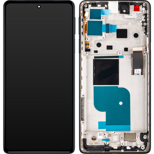 Pekskärm Motorola Edge 30 Pro, med ram, svart, Service Pack 5D68C20263