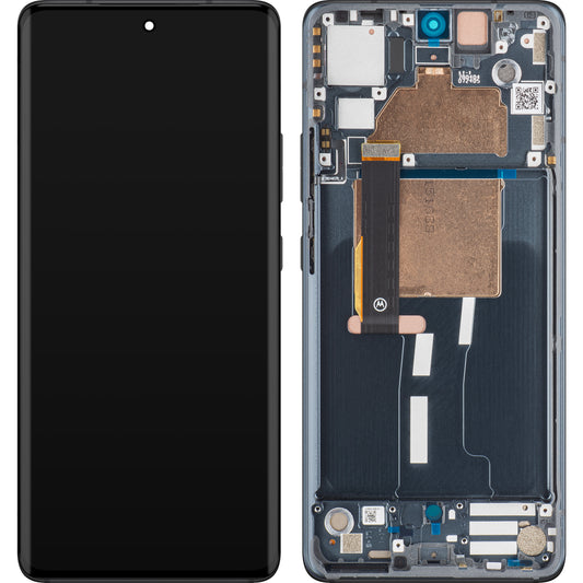 Motorola Edge 30 Fusion pekskärm, med ram, svart (Cosmic Grey), Service Pack 5D68C21527