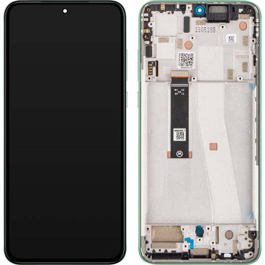 Motorola Edge 30 Neo pekskärm, med ram, grön (Aqua Foam), Service Pack 5D68C21406