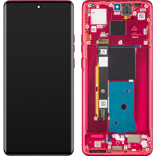 Pekskärm Motorola Edge 40, med ram, röd (Viva Magenta), Service Pack 5D68C22712