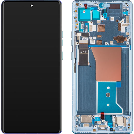 Pekskärm Motorola Edge 40 Pro, med ram, Lunar Blue, Service Pack 5D68C22011