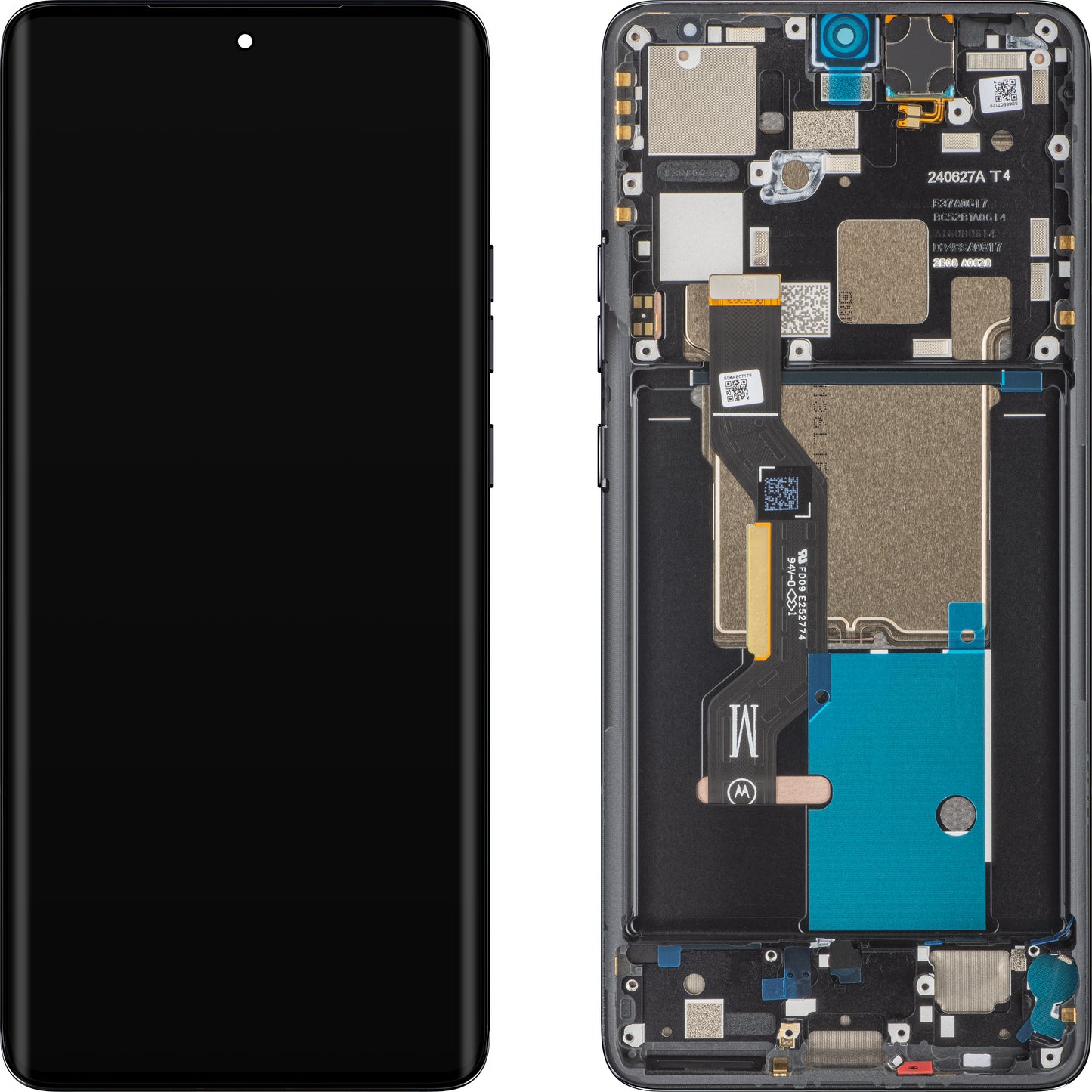 Pekskärm Motorola Edge 50 Pro, med ram, Black (Black Beauty), Service Pack 5D68C24092