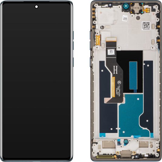 Motorola Edge 50 Fusion pekskärm, med ram, skogsblå, Service Pack 5D68C24361