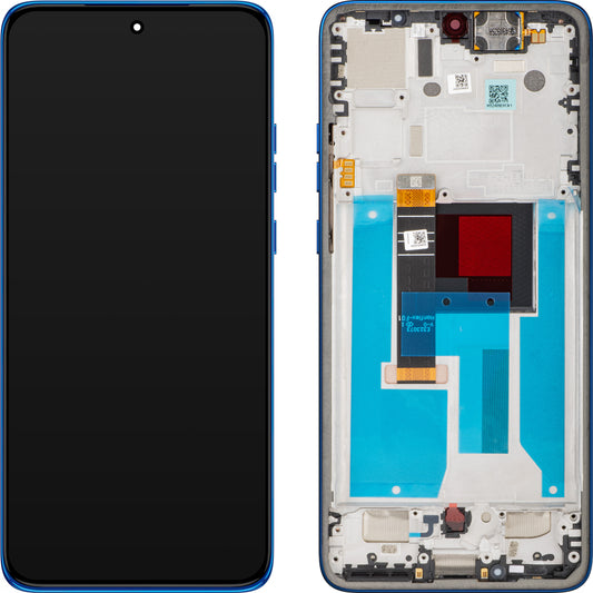 Pekskärm Motorola Edge 50 Neo, med ram, Nautical Blue, Service Pack 5D68C28686