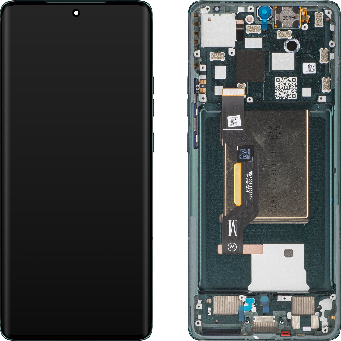 Pekskärm Motorola Edge 50, med ram, Jungle Green, Service Pack 5D68C25136