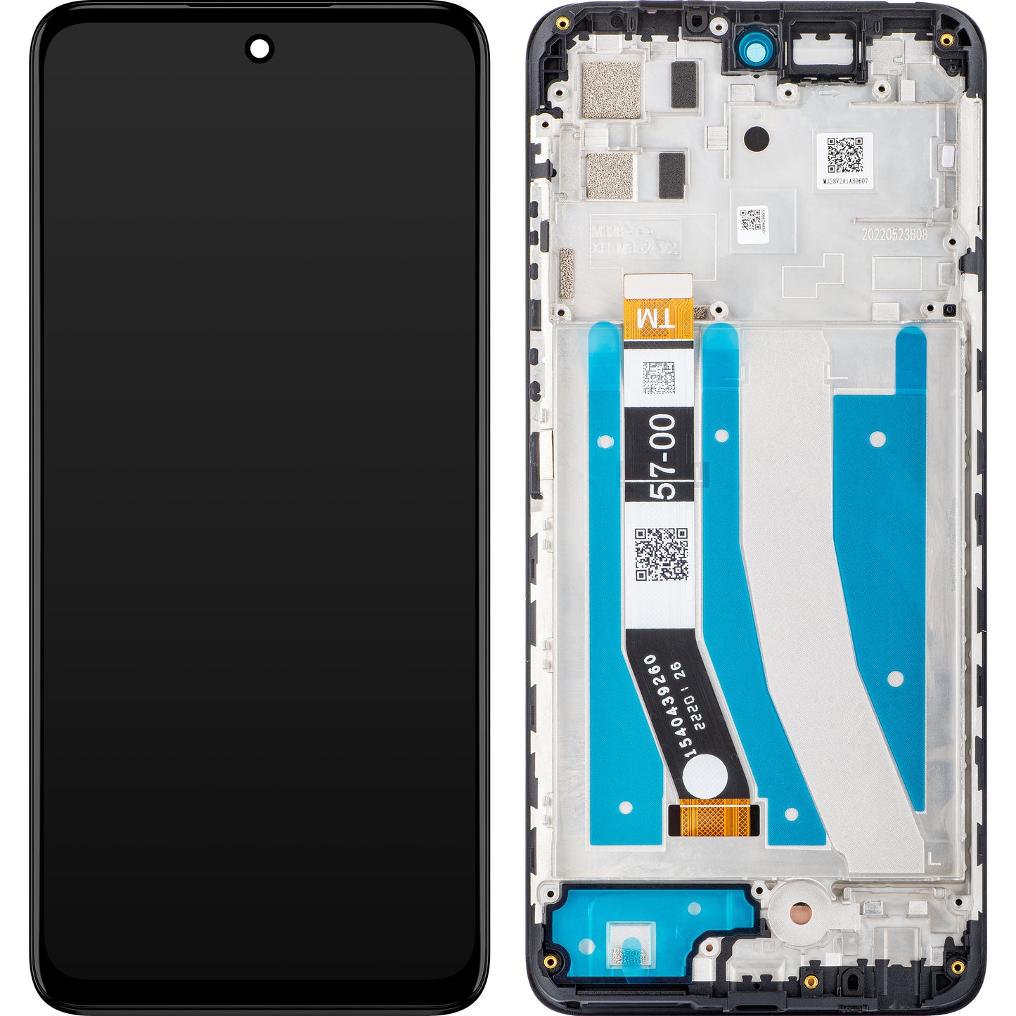 Touchscreen-display Motorola Moto G32, med ram, grå (Mineral Grey), Swap 5D68C21151
