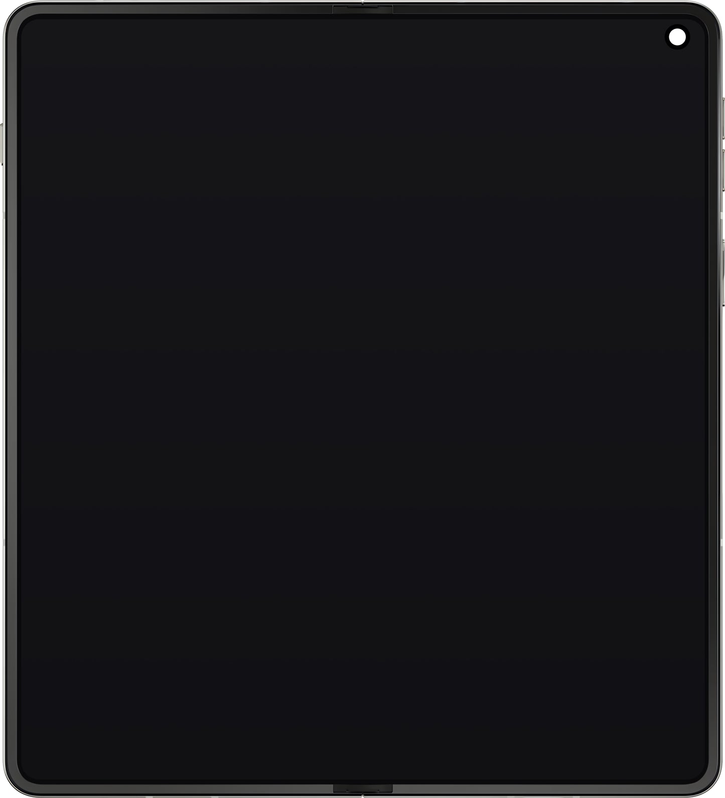 Motorola Razr Fold pekskärmsdisplay med ram, under innerdel, svart (Pantone Blackened Blue) Service Pack 5D68C32444