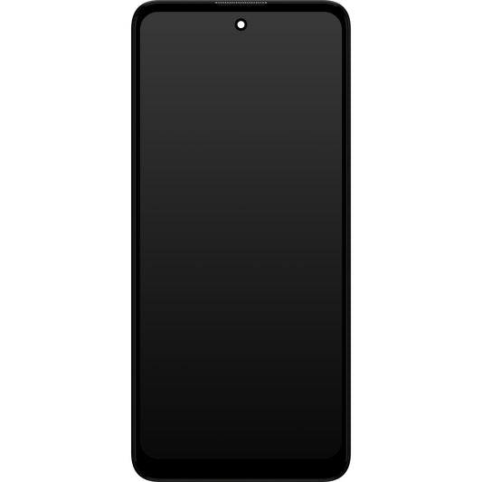 Motorola Moto E40 / E30 Pekskärm med ram, Svart, Service Pack 5D68C19697