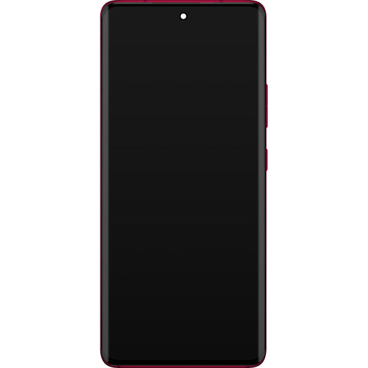 Pekskärm Motorola Edge 30 Fusion, med ram, röd (Viva Magenta), Service Pack 5D68C22034