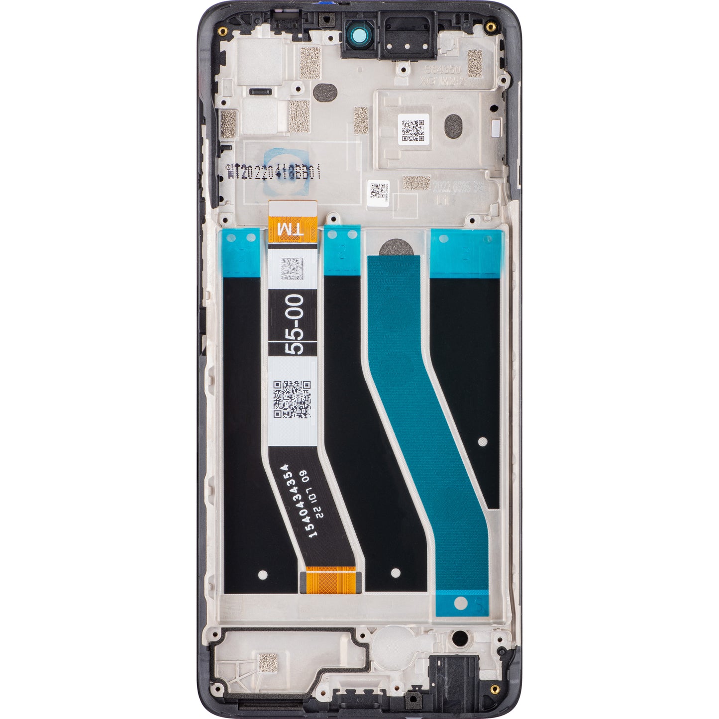 Motorola Moto Moto G62 5G pekskärm, med ram, svart, Service Pack 5D68C20934