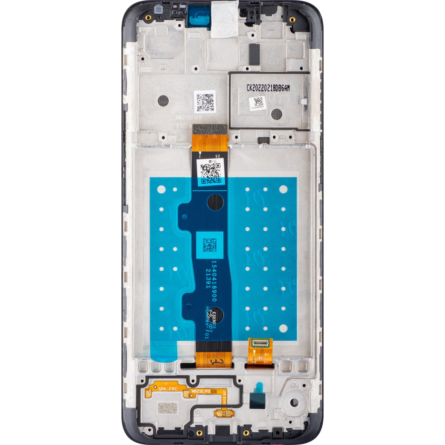 Motorola Moto Moto E7 Pekskärm med ram, Svart, Service Pack 5D68C17784
