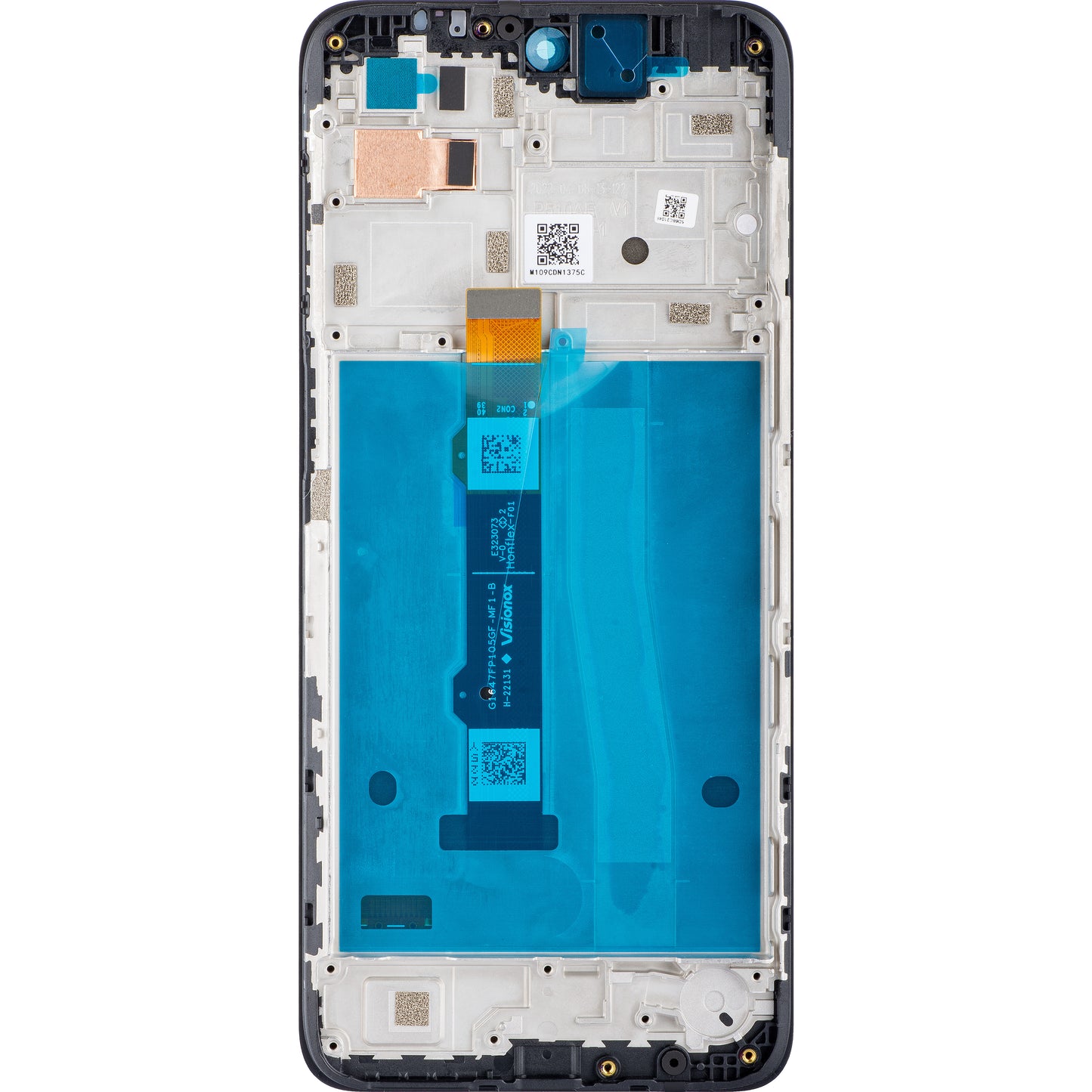 Motorola Moto Moto G42 Pekskärm, med ram, svart, Service Pack 5D68C21049