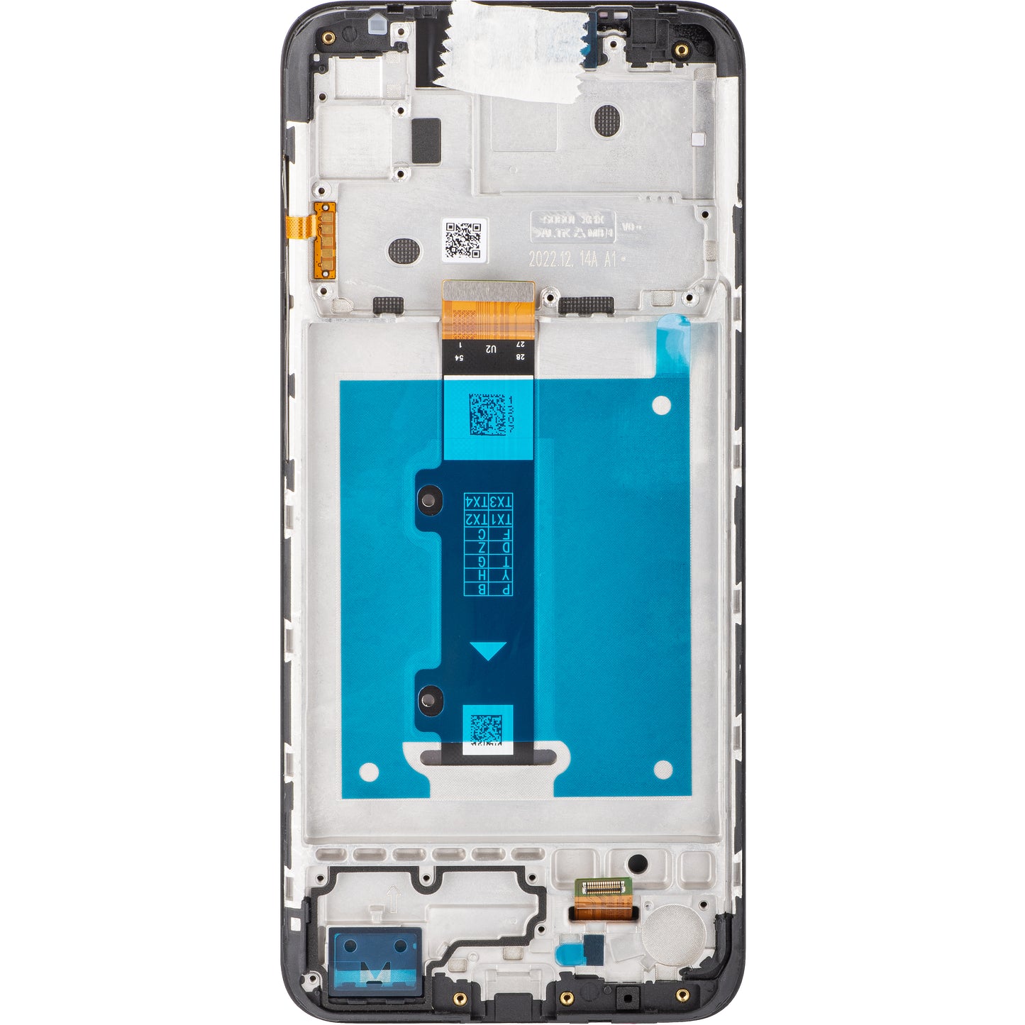 Motorola Moto Moto E20 Pekskärm med ram, Svart, Service Pack 5D68C19457