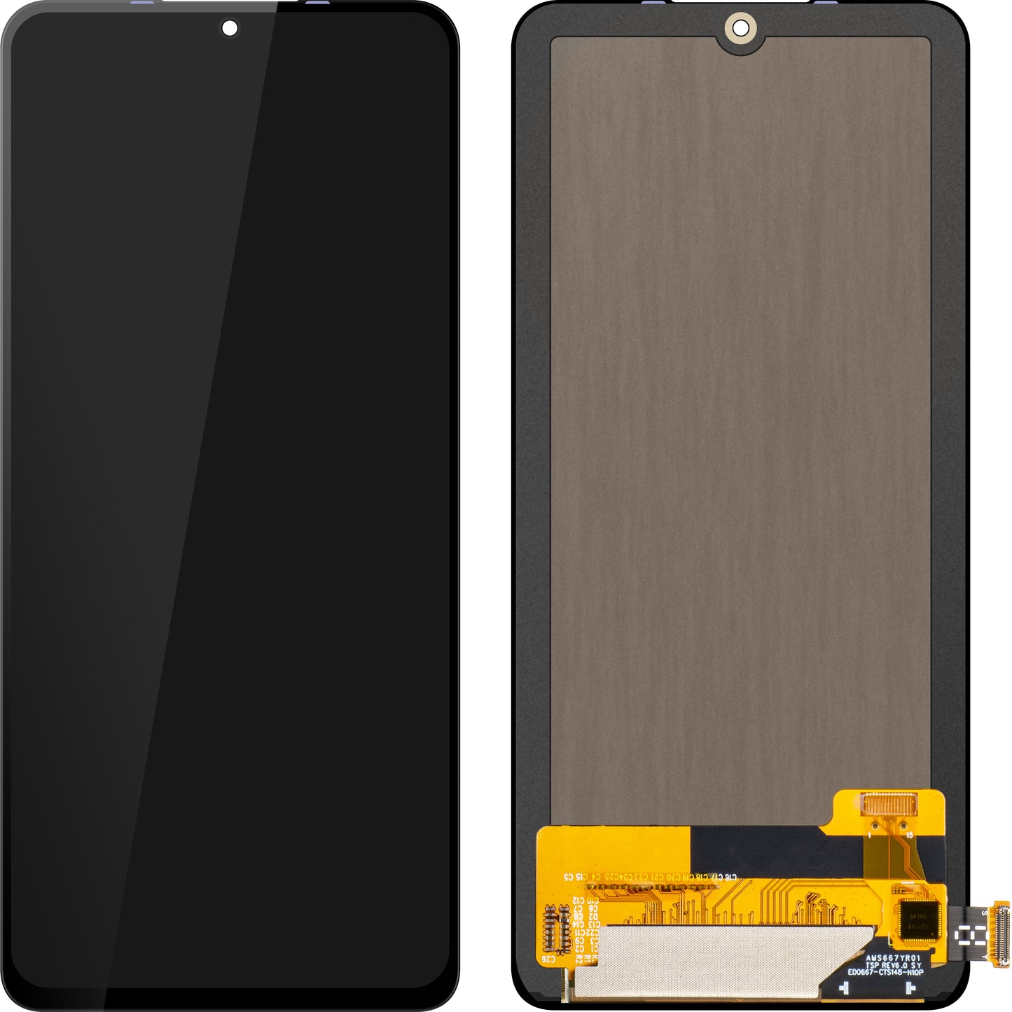 Display med MP Touchscreen kompatibel med Xiaomi Poco X4 Pro 5G / Redmi Note 10 Pro / Note 10 Pro Max / Note 11 Pro / Note 11 Pro 5G / Note 12 Pro 4G, OLED-version