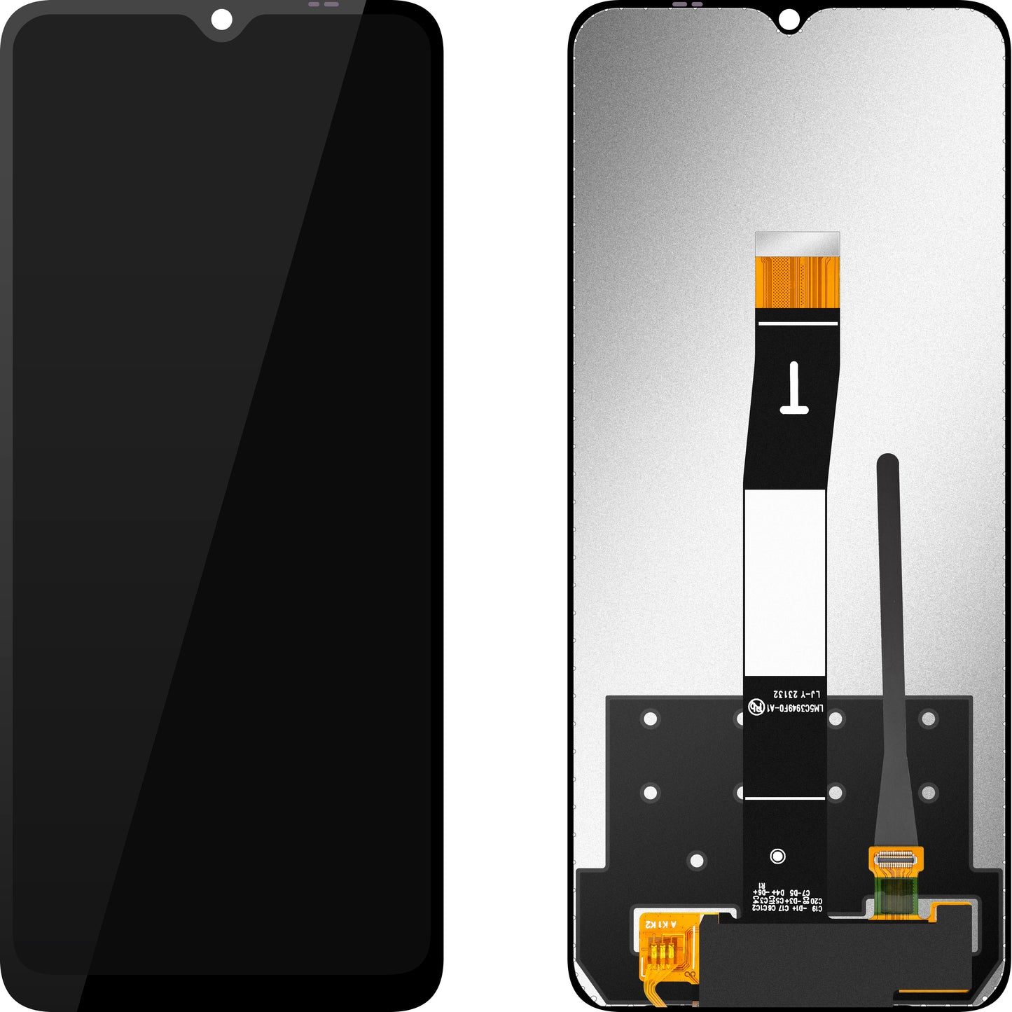 Display med Touchscreen MP kompatibel med Xiaomi Redmi 11A / 12C / Poco C55