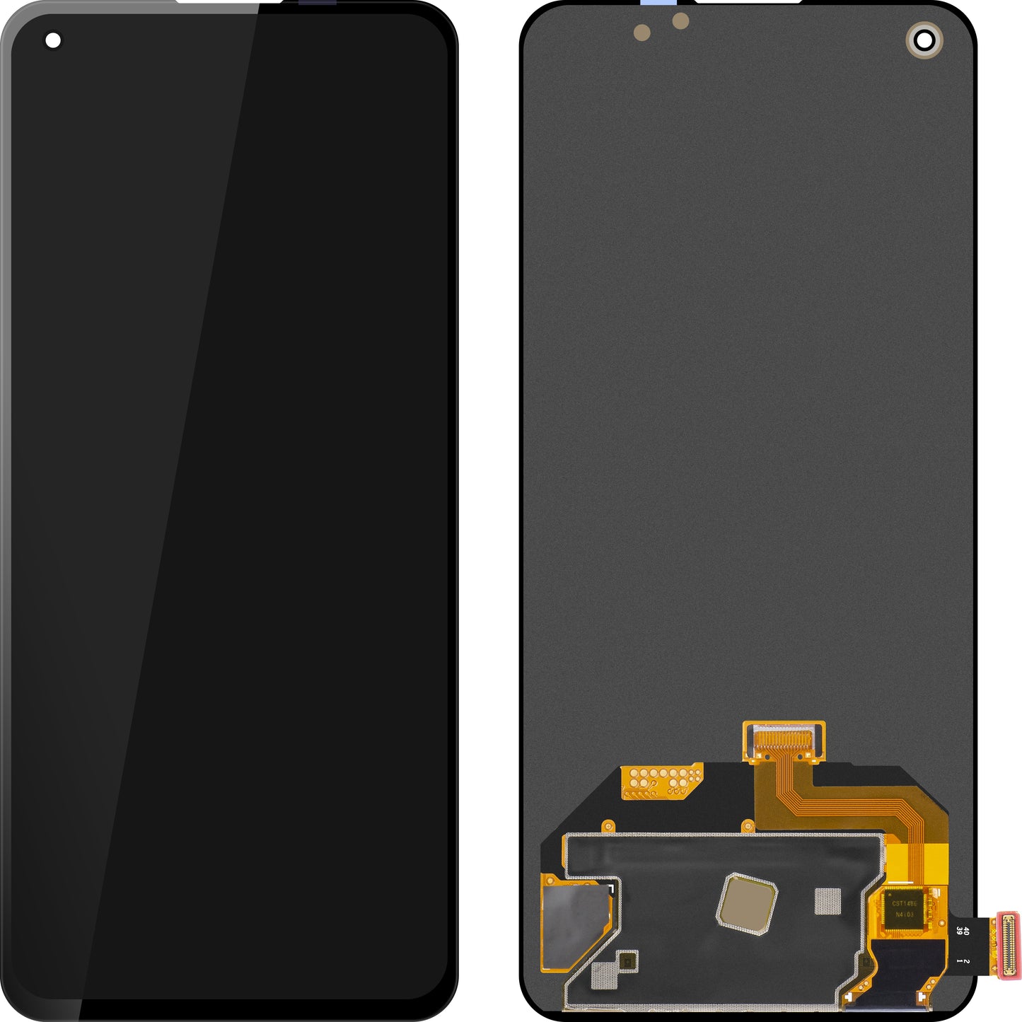 Display med Touchscreen MP kompatibel med Realme GT Master, OLED-version