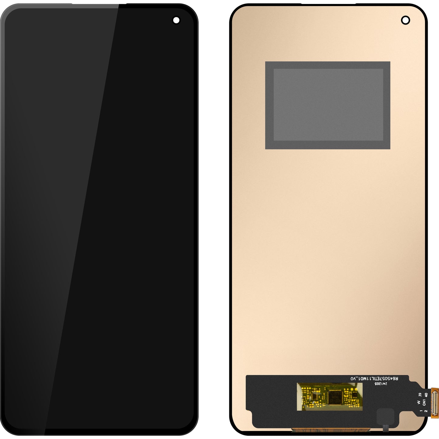 Display med Touchscreen MP kompatibel med Xiaomi Mi 11 Lite